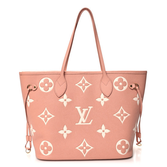 Empreinte Monogram Giant Neverfull MM Trianon Pink Cream | FASHIONPHILE (US)