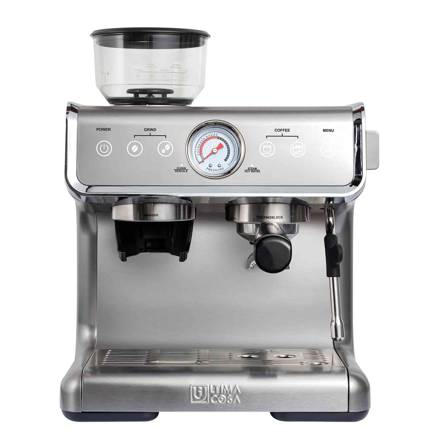 Ultima Cosa New Presto Bollente Semi-Automatic Espresso Machine - Silver - 2 Litre Water Tank | Walmart (US)