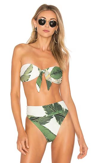 x REVOLVE Sophie Bikini Top in Palm | Revolve Clothing (Global)