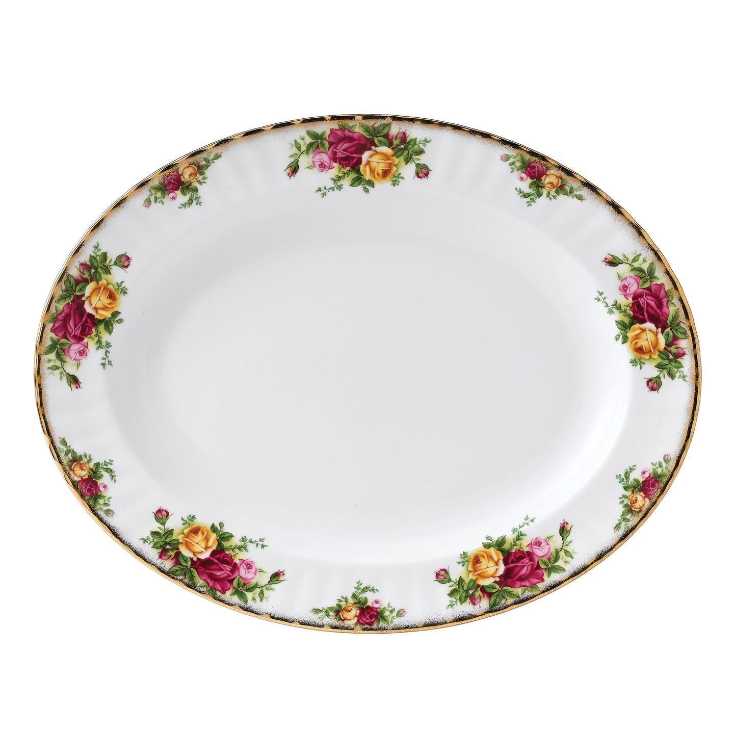 Royal Albert Old Country Roses 15in Oval Serving Platter | Royal Albert | Wedgwood