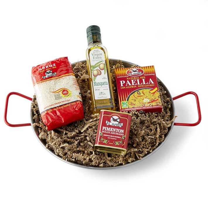 Spanish Paella Gift Set in Paella Pan | Williams-Sonoma