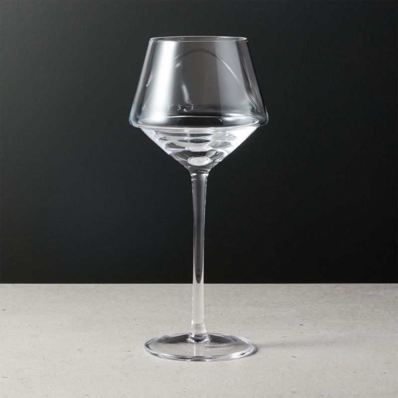 Joplin White Wine Glass + Reviews | CB2 | CB2