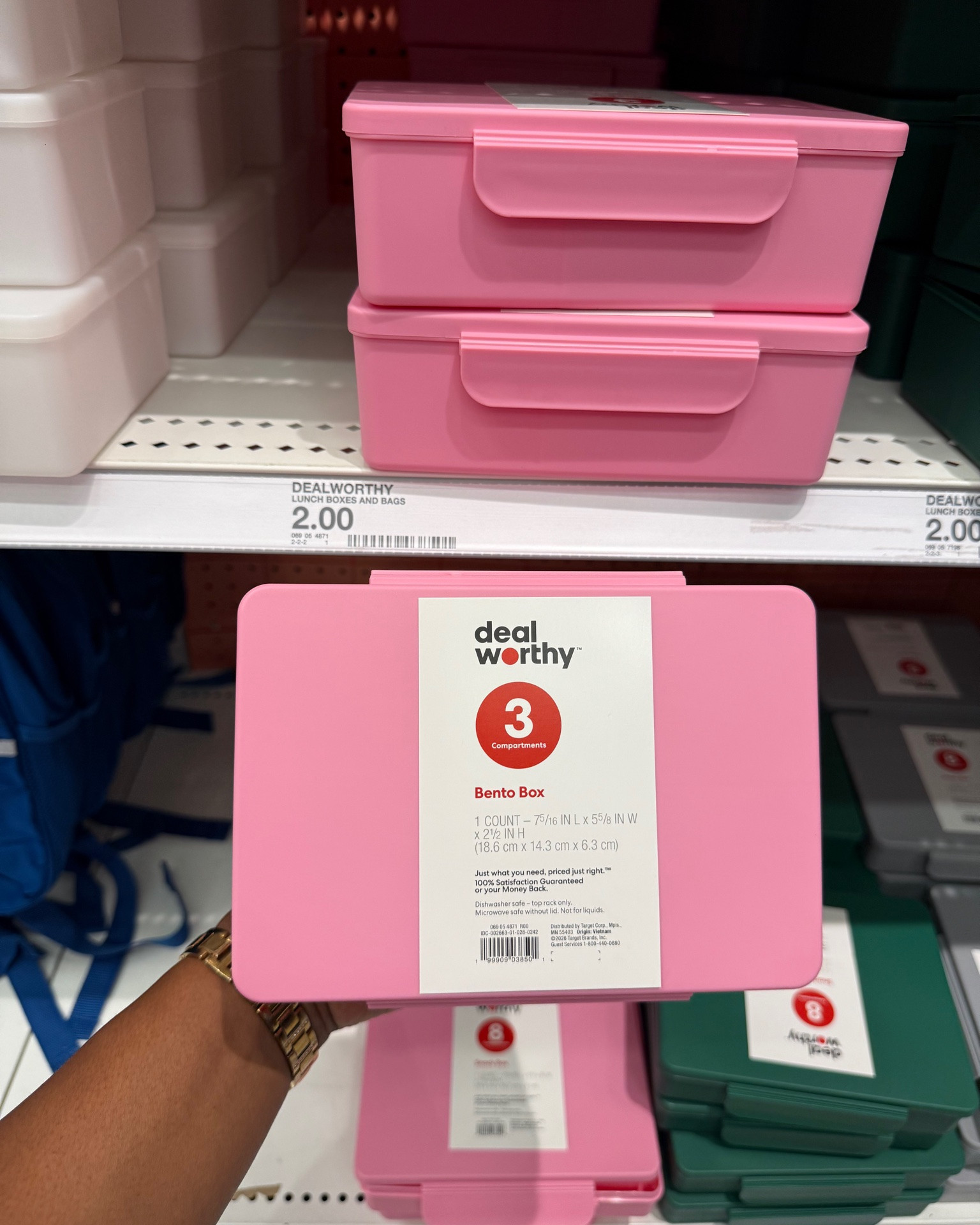 This is one of my favorite finds this week at Target. Can you believe they have snack boxes and bento boxes for only $2? That’s a crazy good price. Grab them in every color while you can. Absolutely perfect for back to school. They fit perfectly in lunch bags or lunch boxes. ￼

#LTKKids