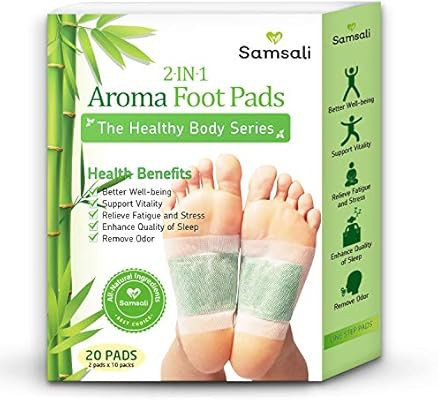 Samsali Foot Pads, Upgraded 2 in 1 Nature Foot Pads, Rapid Foot Care and Pain Relief, Higher Effi... | Amazon (US)