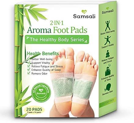 Samsali Foot Pads, Upgraded 2 in 1 Nature Foot Pads, Rapid Foot Care and Pain Relief, Higher Effi... | Amazon (US)