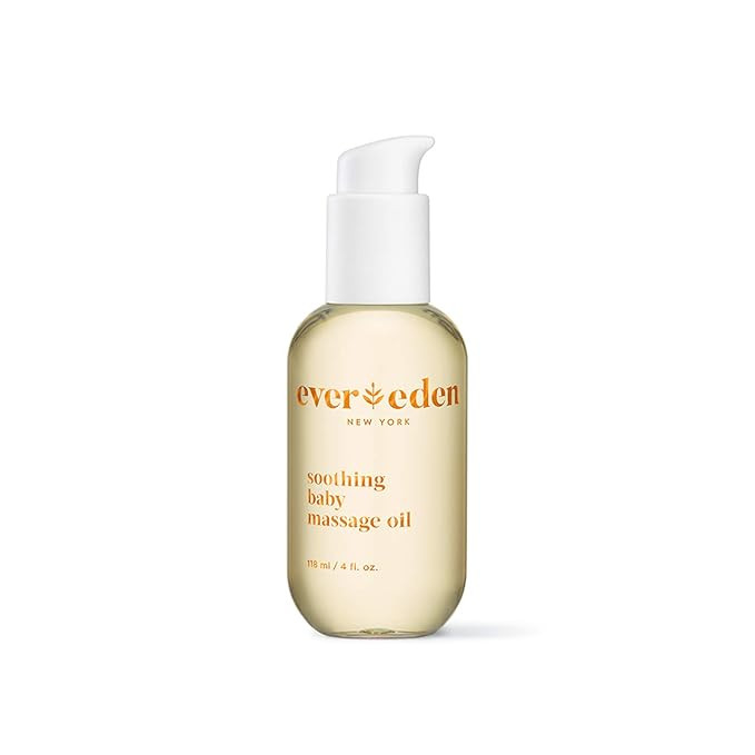 Evereden Soothing Baby Massage Oil, 4 fl oz. | Clean and Unscented Baby Care | All Natural and Pl... | Amazon (US)