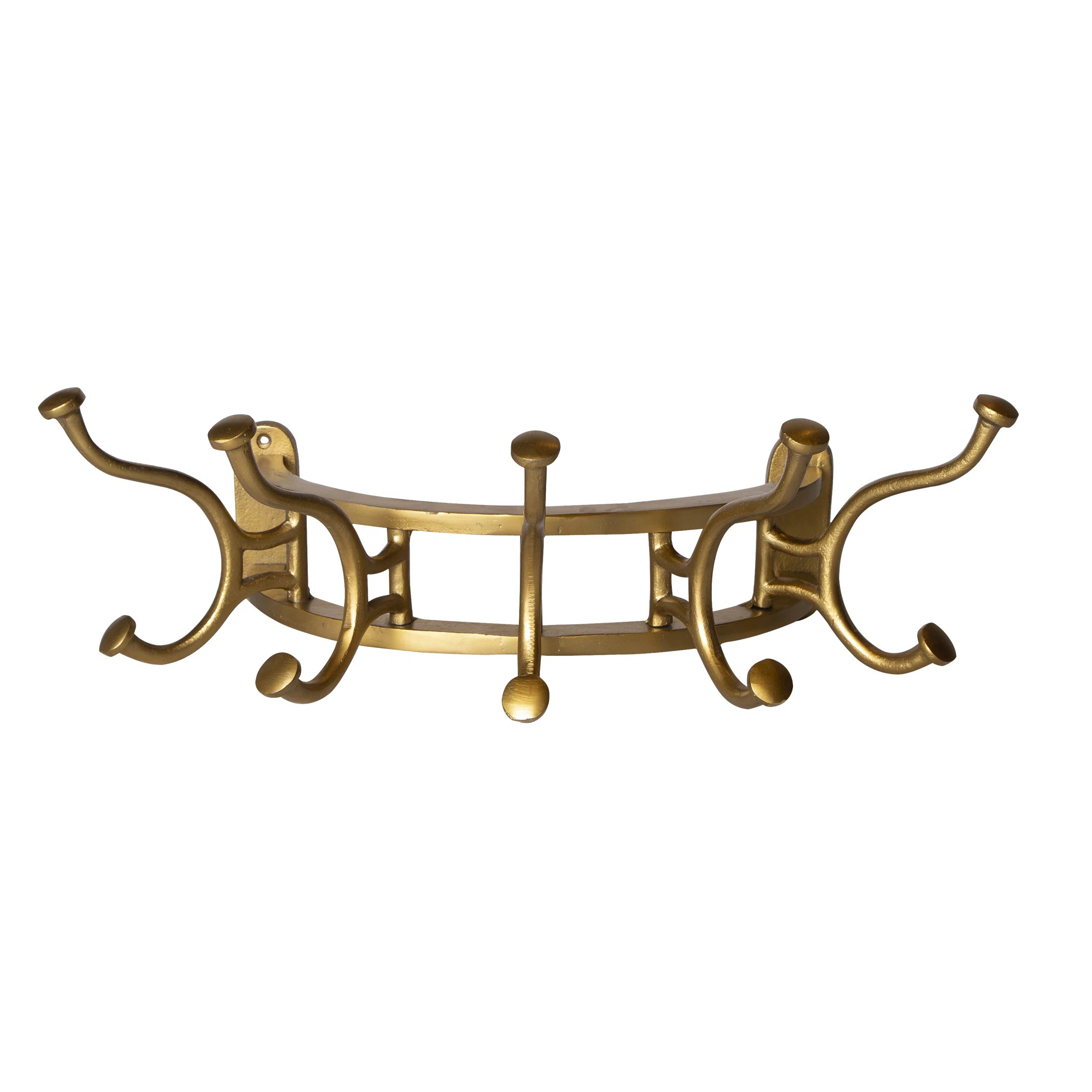 Deann Metal Wall 5 - Hook Wall Mounted Coat Rack | Wayfair North America