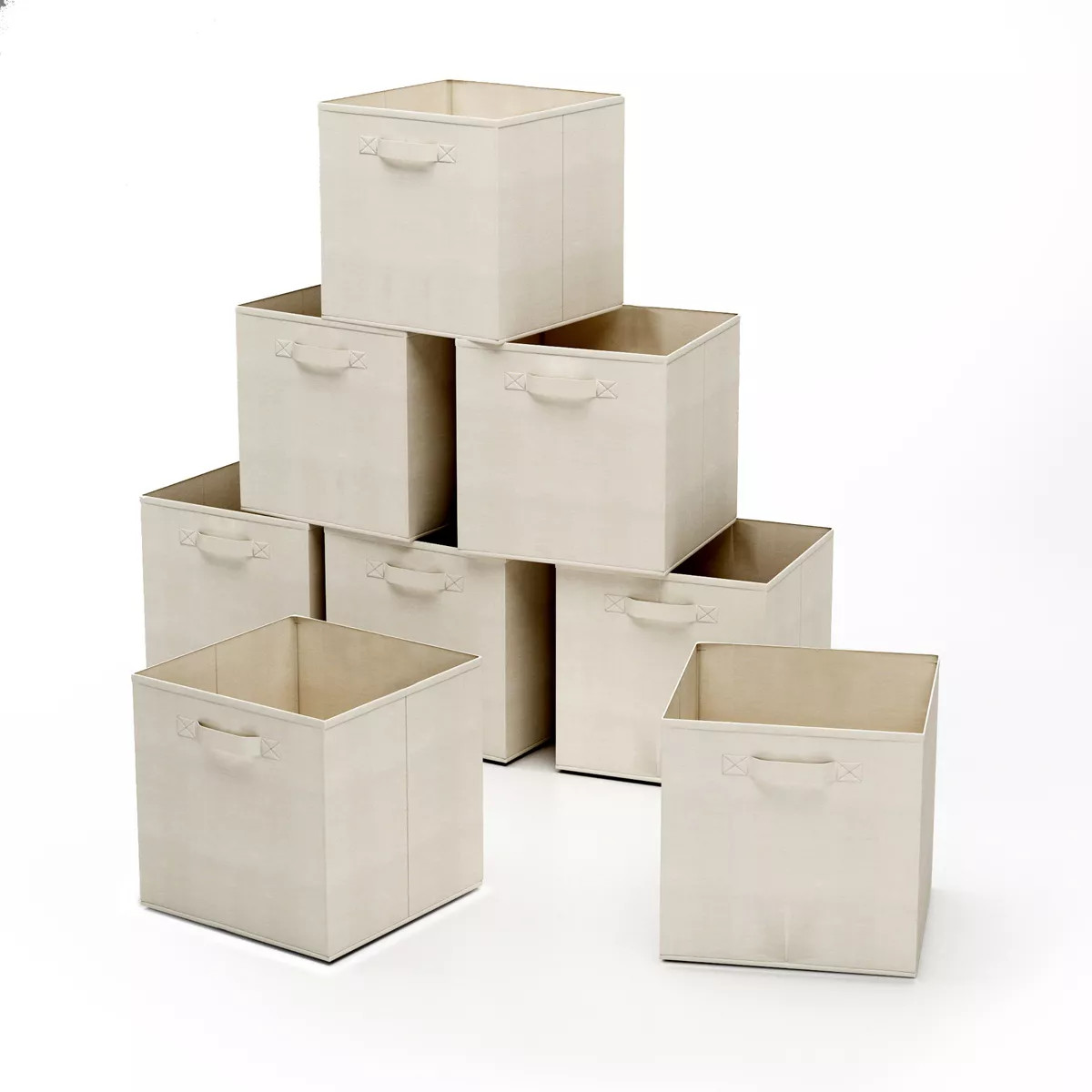 Storage Cubes - 8-Piece Collapsible Storage Bin Set for Shelves - For Organizing the Home, Office... | Target