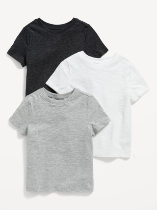 Unisex 3-Pack Short-Sleeve T-Shirt for Toddler | Old Navy (CA)