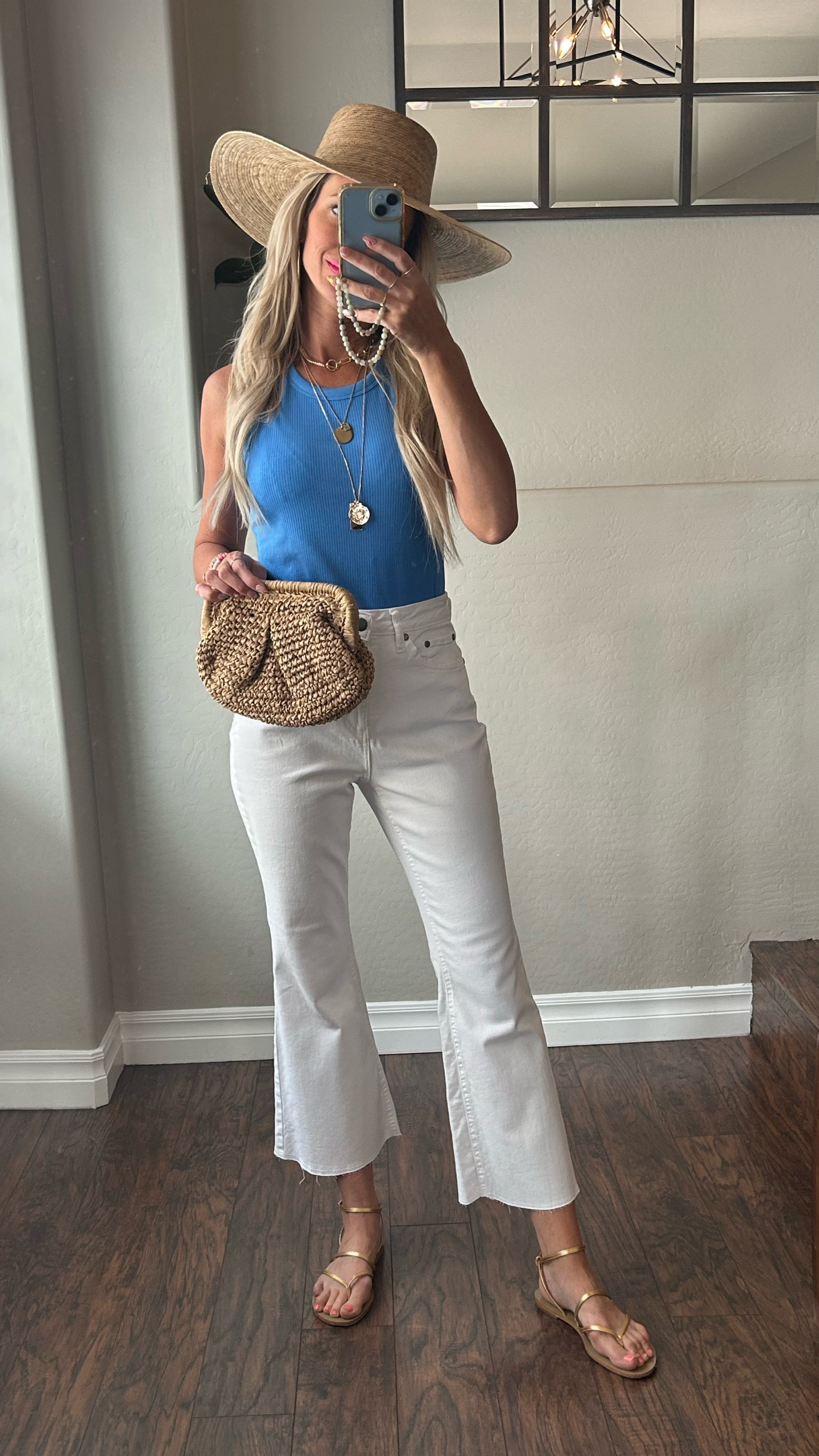 These cropped jeans are perfect for summer and sooo affordable! 
This ribbed tank comes in lots of colors! I sized up in the tank to a medium! I am wearing a size 2 in the jeans! 
Summer outfit
Everyday outfitt

#LTKTravel #LTKFindsUnder50 #LTKStyleTip