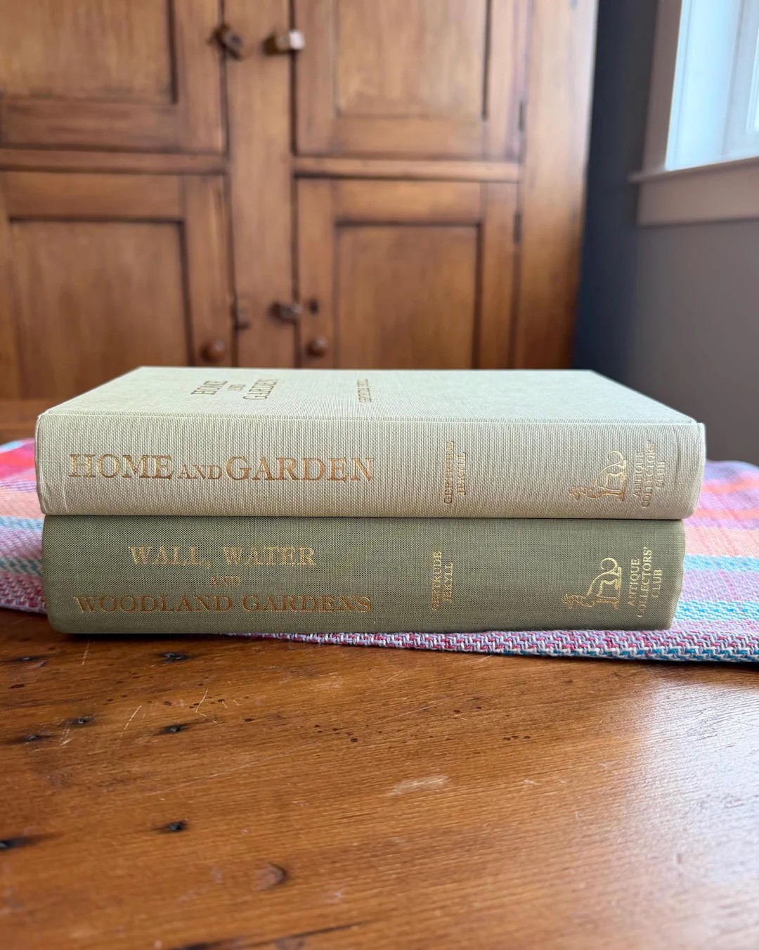 Vintage Gardening Books Green Decorative Book Gift for Gardener | Etsy (US)