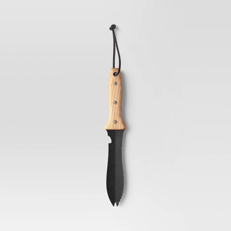 Stainless Steel Garden Knife with Wood Handle Black - Smith & Hawken™ | Target