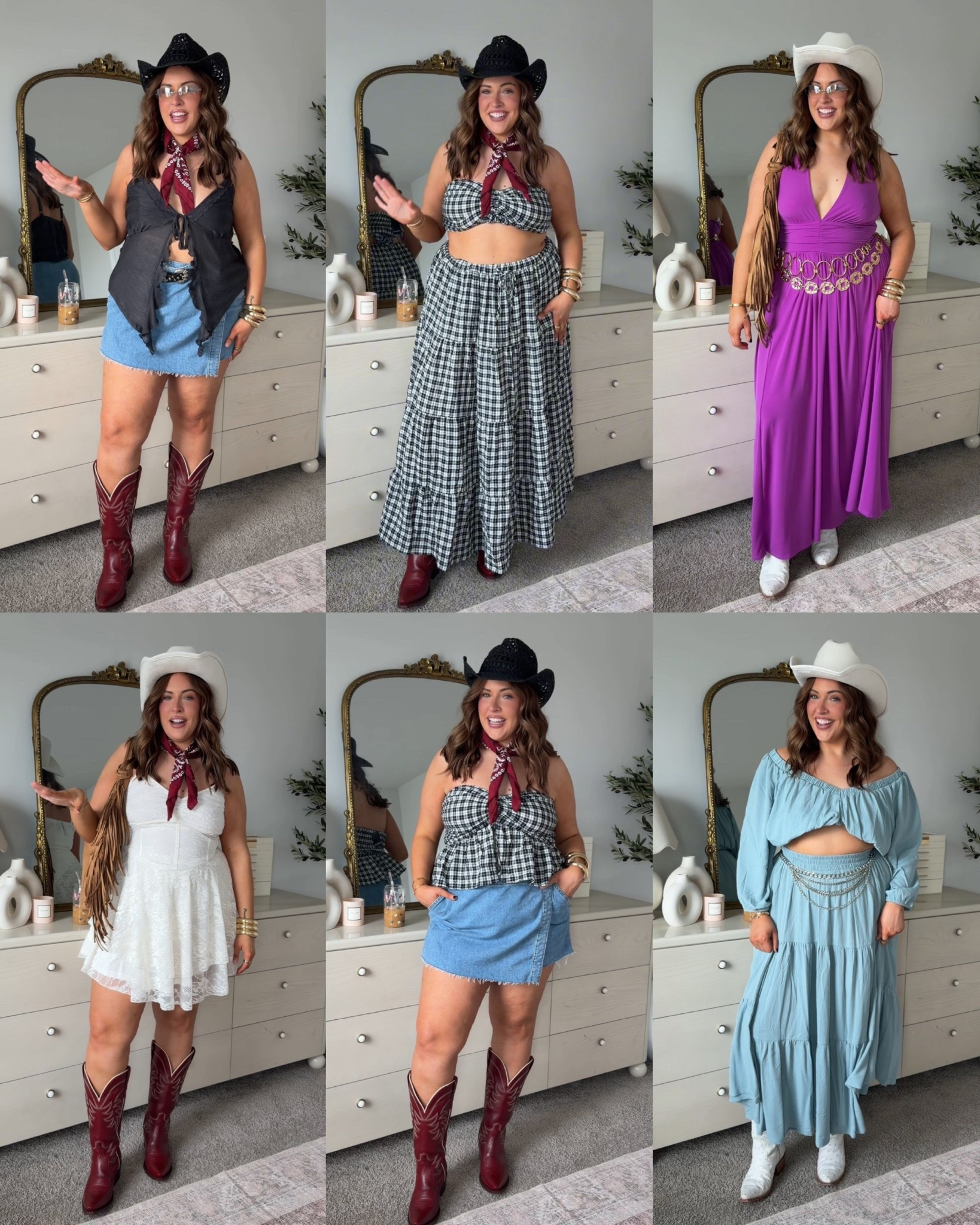 Country concert & stagecoach outfit inspo! Wearing all 14/16s!! 

#LTKPlusSize #LTKFestival #LTKMidsize