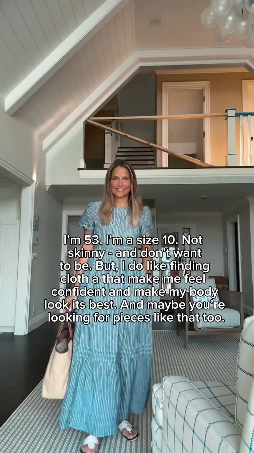 This Quince striped dress makes me feel confident and shows my body at its best. So figure flattering on so many body types!! Sometimes all it takes is the right outfit to remind you how great you are. Pair it with sandals or sneakers! Plus mix and match metals when you start adding on your accessories! 

#LTKMidsize #LTKSeasonal #LTKOver40