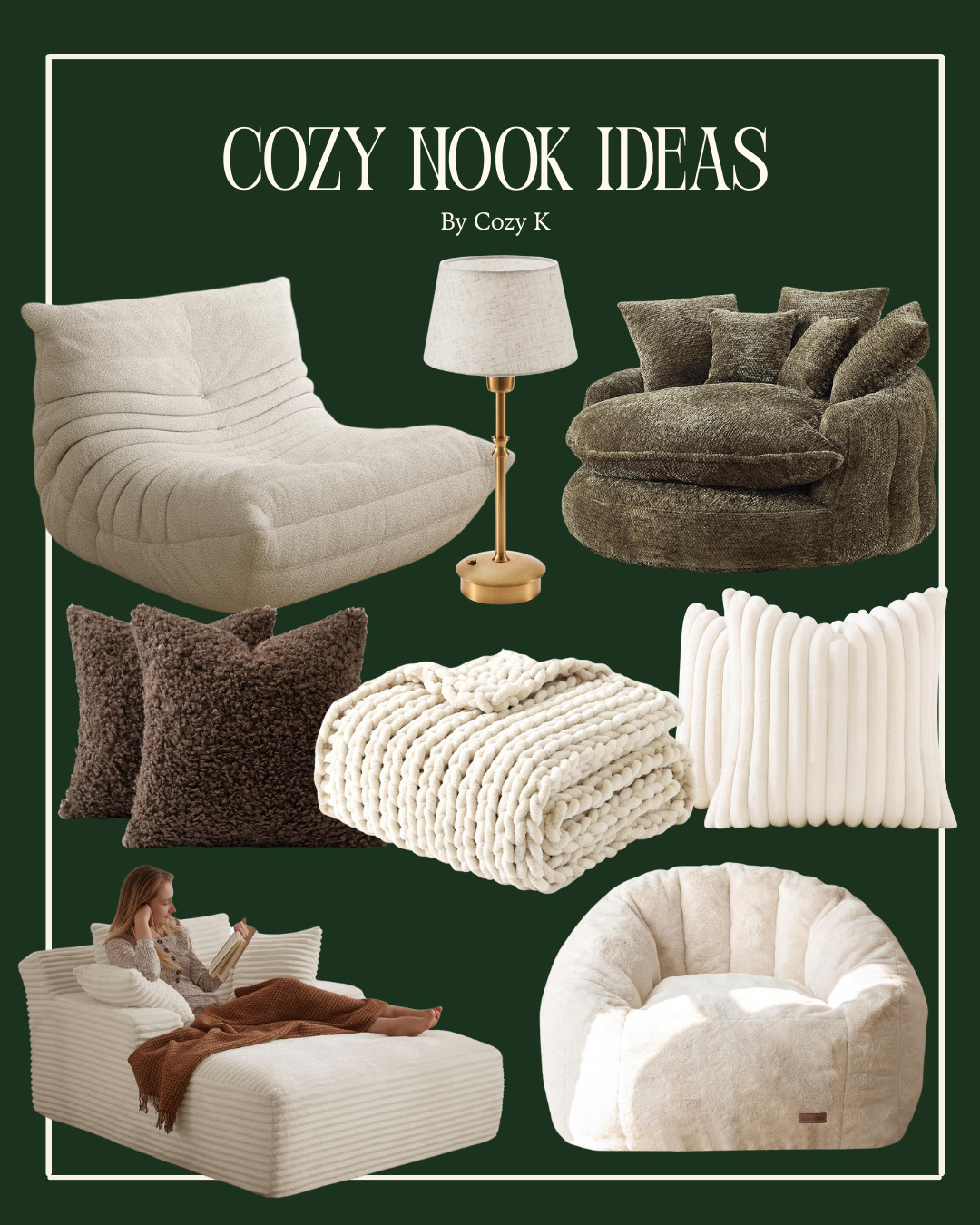 cozy nook ideas to make your space feel warm 🕯️🤎 

 #LTKHoliday #LTKSeasonal #LTKHome