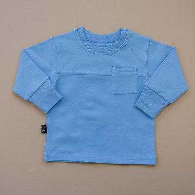 Kids Brodie Long Sleeve Tee Shirt Blue 6Y - Olive + Scout | Target