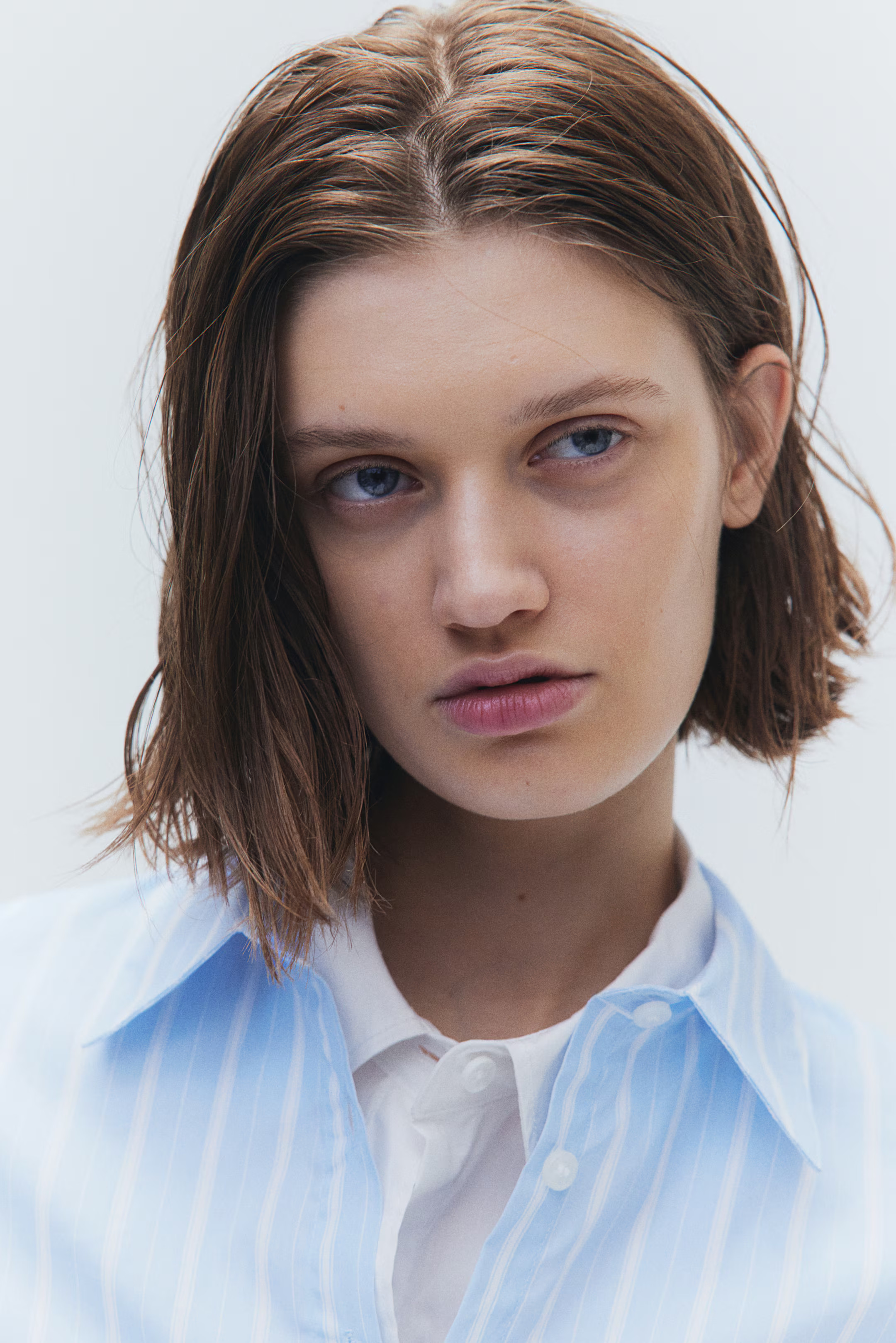 Fitted Poplin Shirt | H&M (US + CA)
