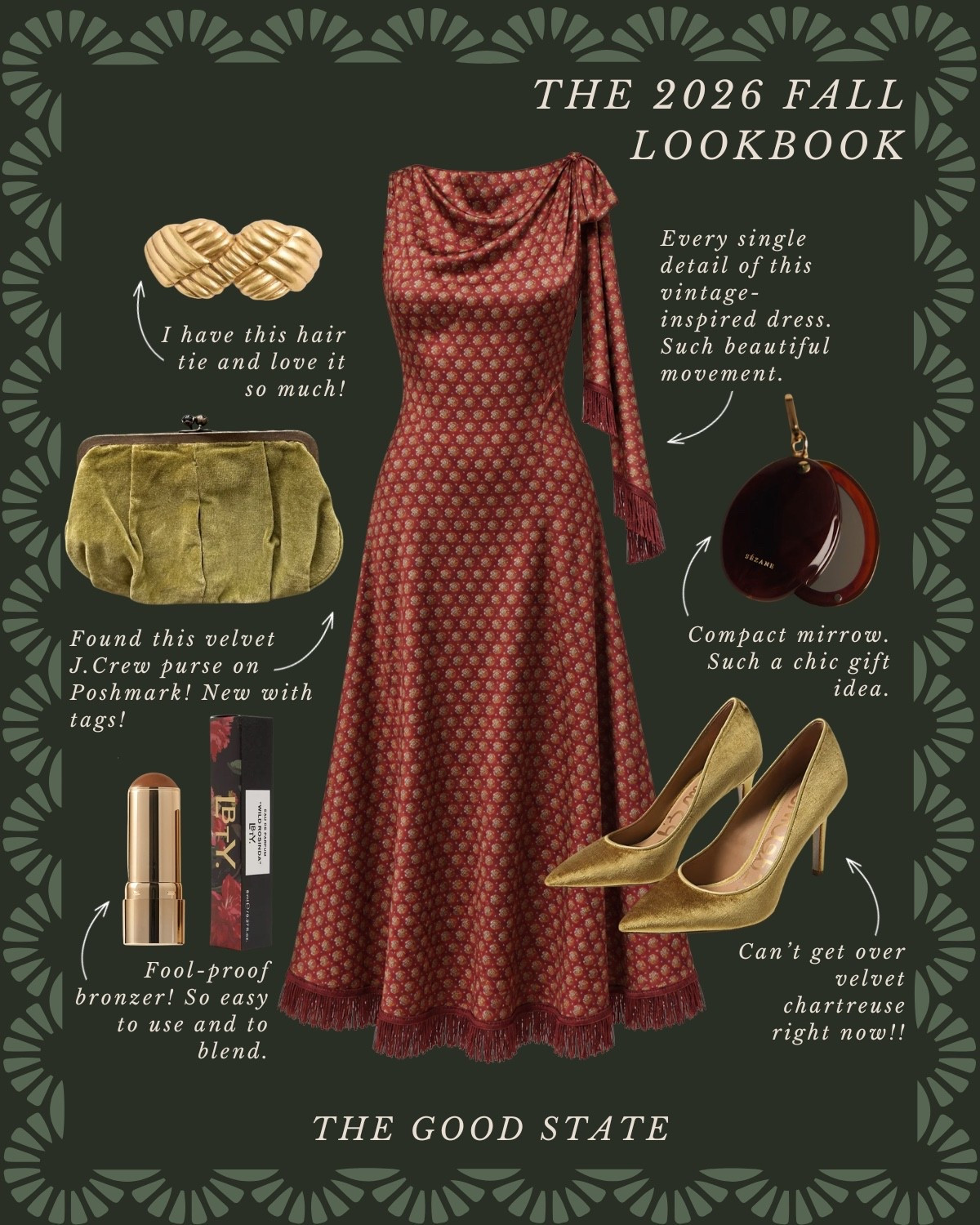 Vintage inspired fall outfit! Baby