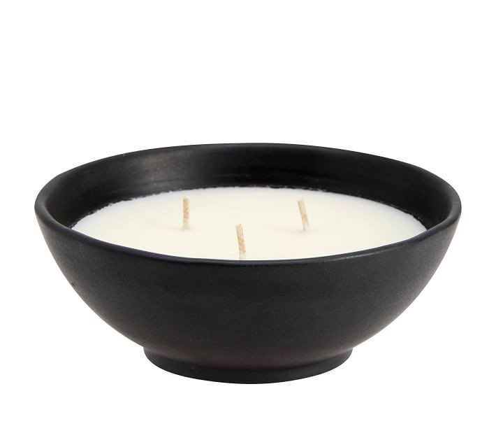 Samarkand Scent Candle, Small, Black | Pottery Barn (US)