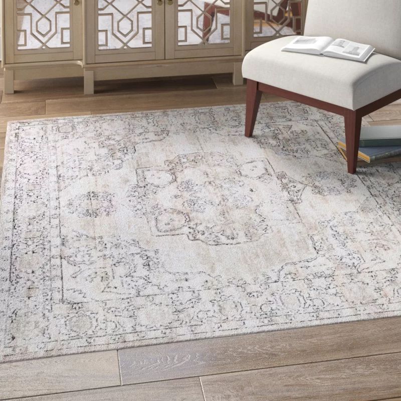 Cantey Oriental Ivory Area Rug | Wayfair North America