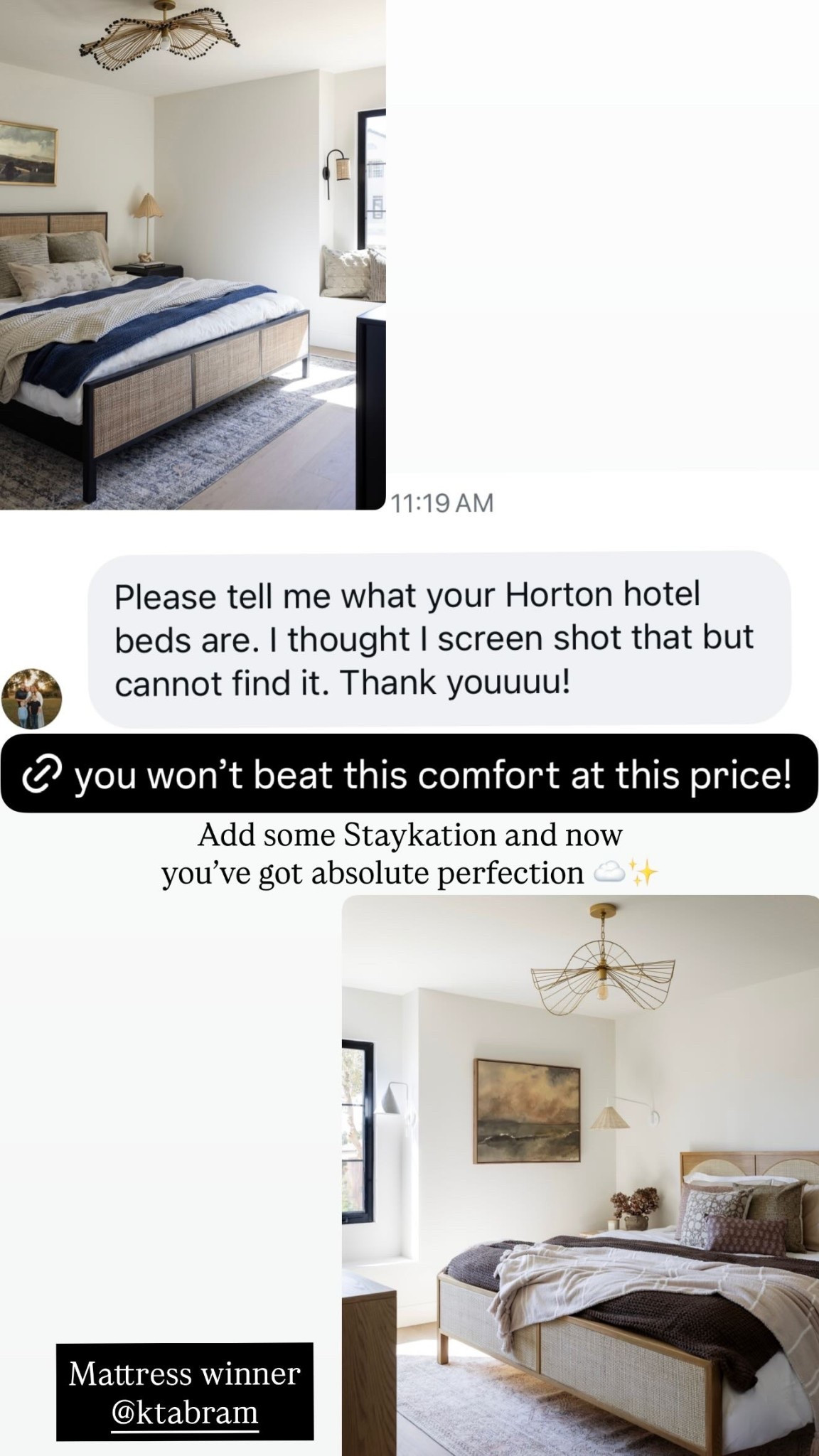 Add some Staykation and now you’ve got absolute perfection ☁️✨ Mattress winner
@ktabram