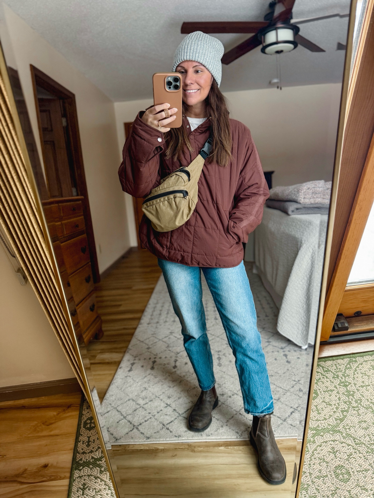 Wearing size xs in the cardigan (I also linked sown similar ones bc sizes are selling out!), size small in the tee, and size 24 petite in my jeans. My boots are true to size! Wearing size small (brown color) in my pullover puffer. My baggu color is sold out, so I linked the similar colors!

My necklace is from Seladesigns.com and you can use MARISSA10 for $$ off!


#LTKStyleTip #LTKFindsUnder50 #LTKSeasonal