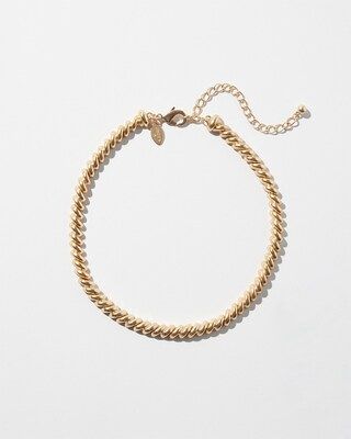 Gold Tone Collar Necklace | Chico's