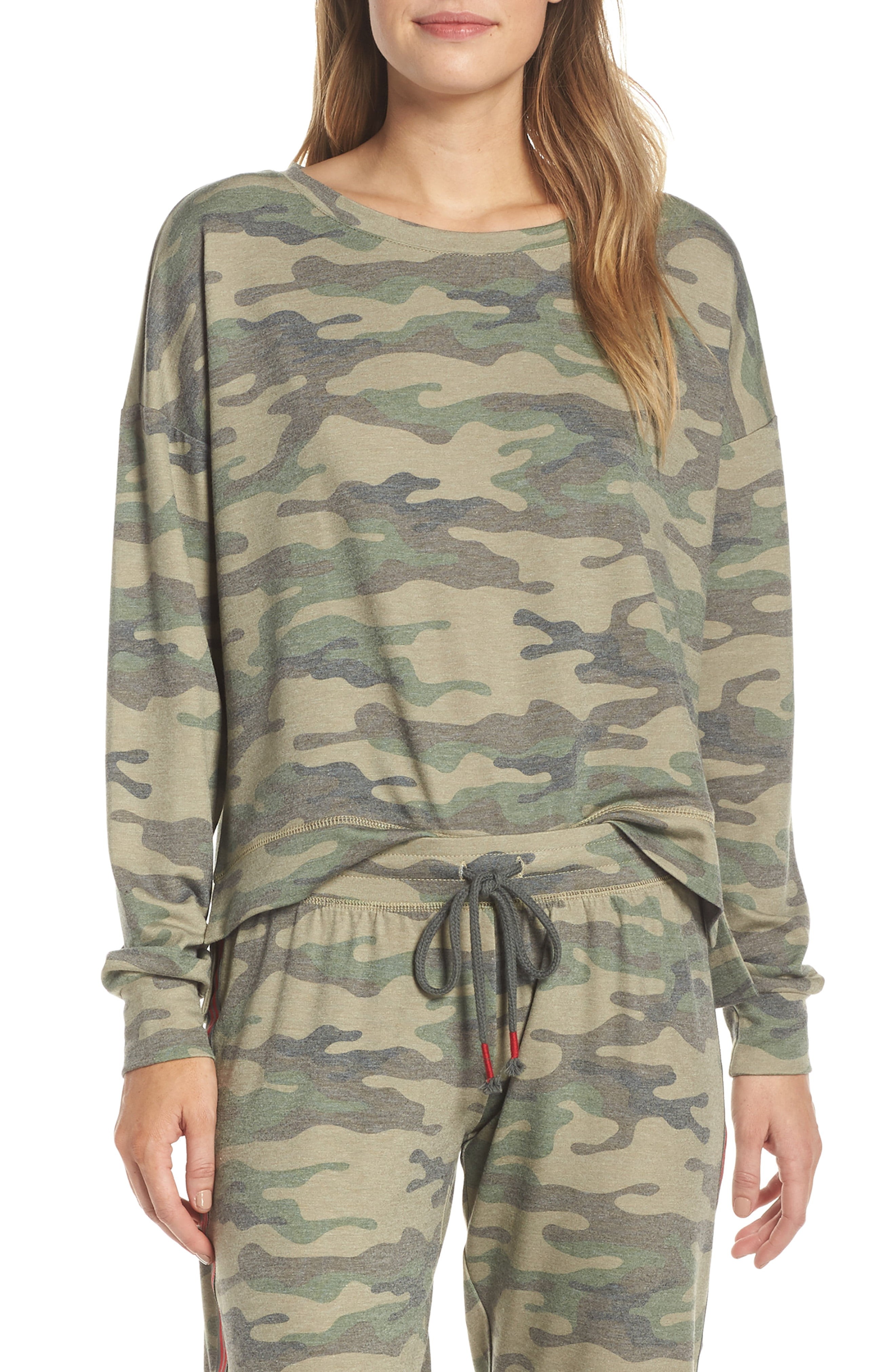 Women's Pj Salvage Camo Lounge Sweatshirt | Nordstrom