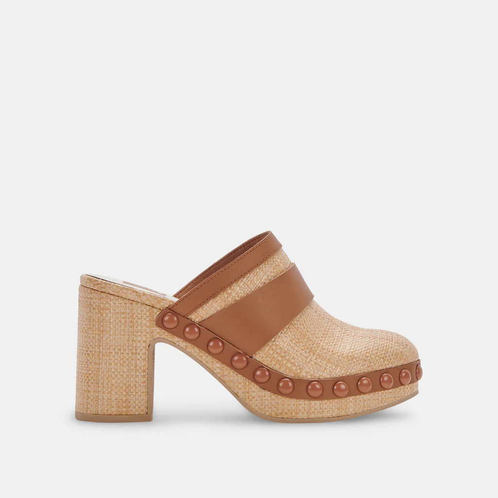 CARMAC HEELS LT NATURAL RAFFIA | DolceVita.com