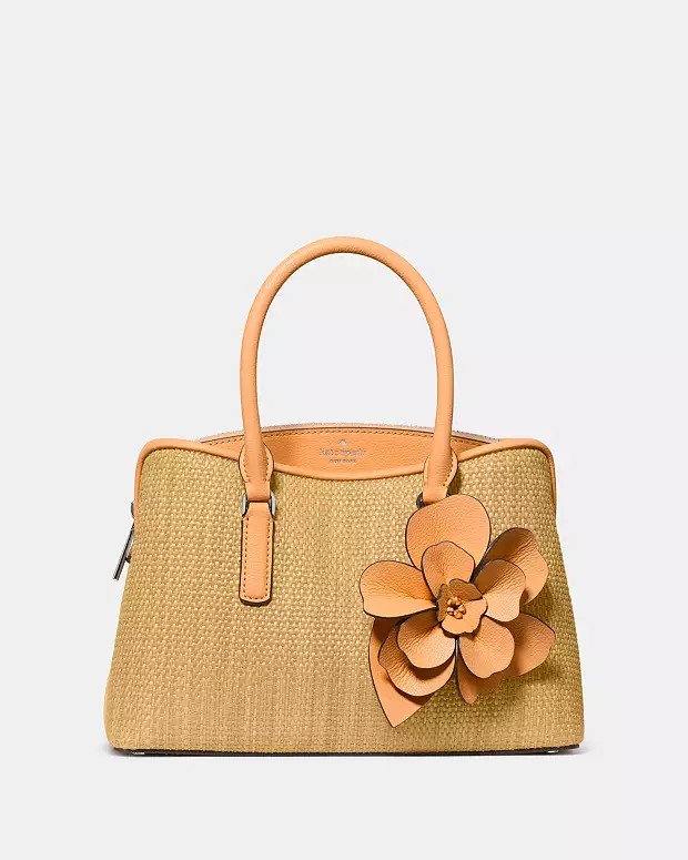 Thompson Street Straw Small Satchel Bag | Kate Spade Outlet