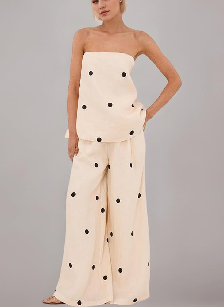 MISSACTIVER Women's Polka Dot pants-clothing-sets (pack of 2) | Amazon (UK)