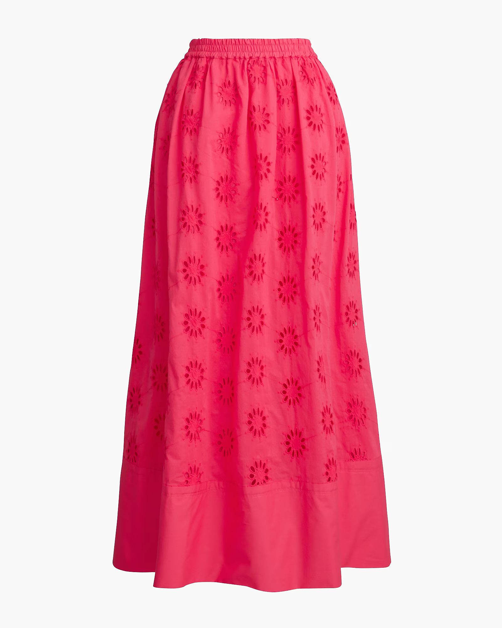 Eyelet midi skirt | J.Crew Factory