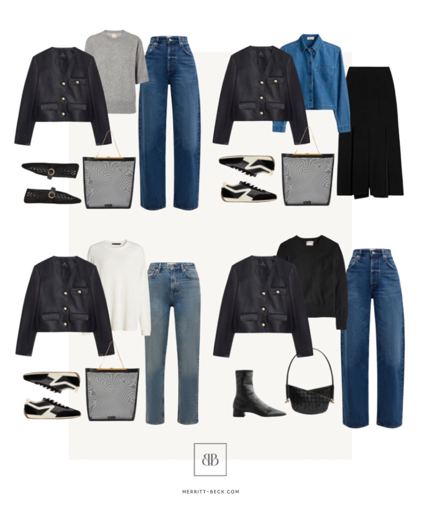 A few fresh looks from my Fall 2024 Capsule Wardrobe 🖤 discover + shop 200+ fall outfits in my capsule on Merritt-Beck.com!

#LTKStyleTip #LTKItBag #LTKShoeCrush