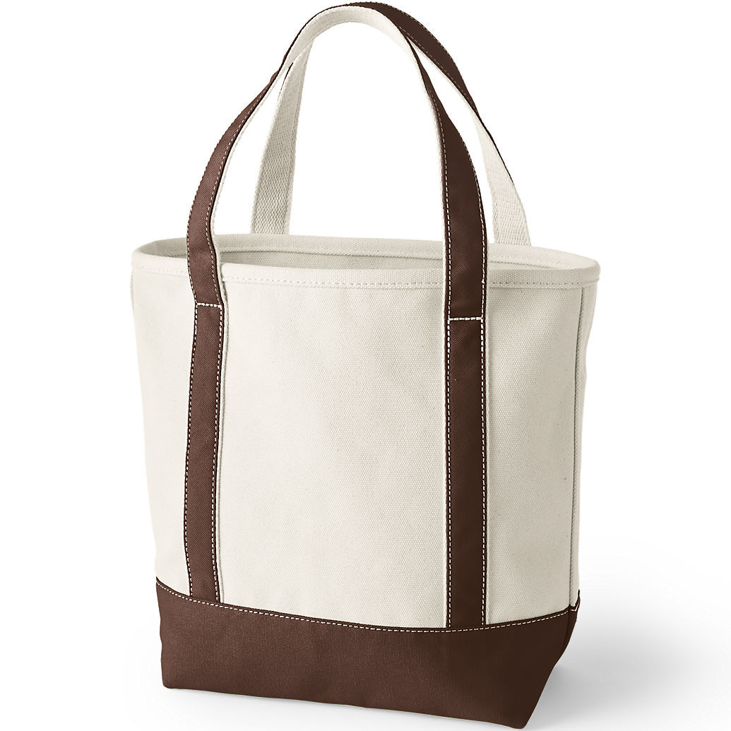 Medium 5 Pocket Open Top Canvas Tote Bag | Lands' End (US)