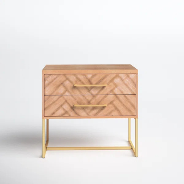 Channing 2 Drawer Nightstand | Wayfair North America