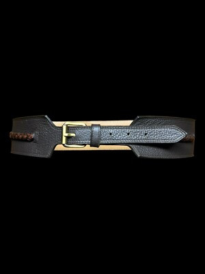 Burberry Womens Wide Brown Leather Belt Made in Spain Luxury Classic 90/34  | eBay | eBay US