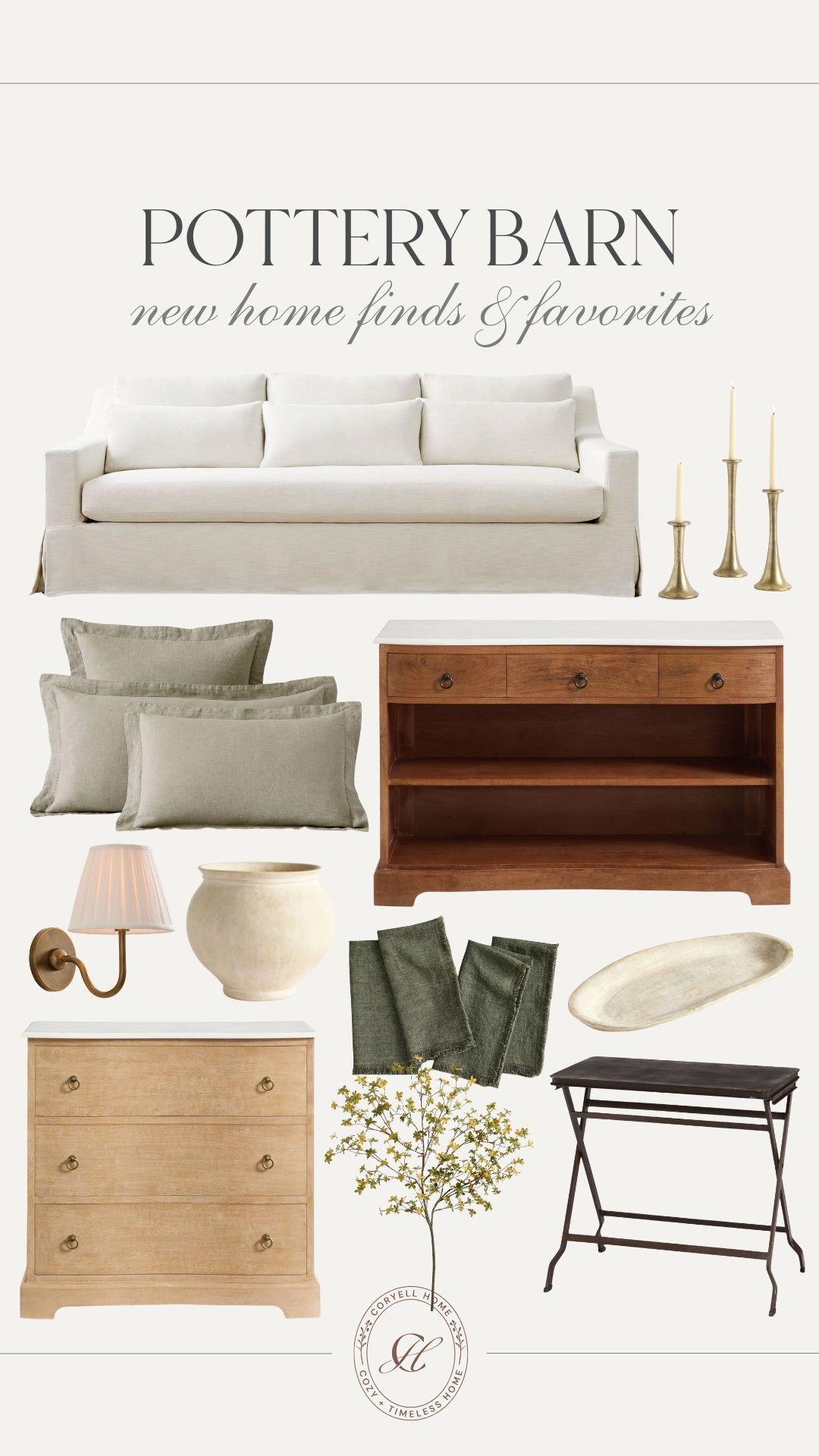Pottery Barn new arrivals and favorites! Gorgeous and timeless furniture, soft and cozy bedding, accent lighting, seasonal stems, and more! 

#LTKHome #LTKStyleTip #LTKSeasonal