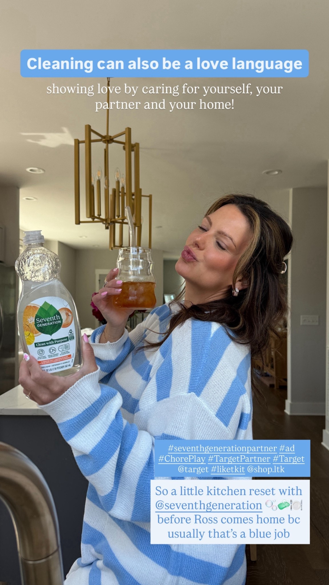 #seventhgenerationpartner #TargetPartner #ad 🍊🍋 Seventh Generation's Lemongrass &
Clementine Zest Dish Soap smells so good and cuts through grease with a powerful 95% USDA Certified Biobased formula! Shop now at Target!! #liketkit #choreplay #target @target @seventhgeneration 

#LTKFamily #LTKHome