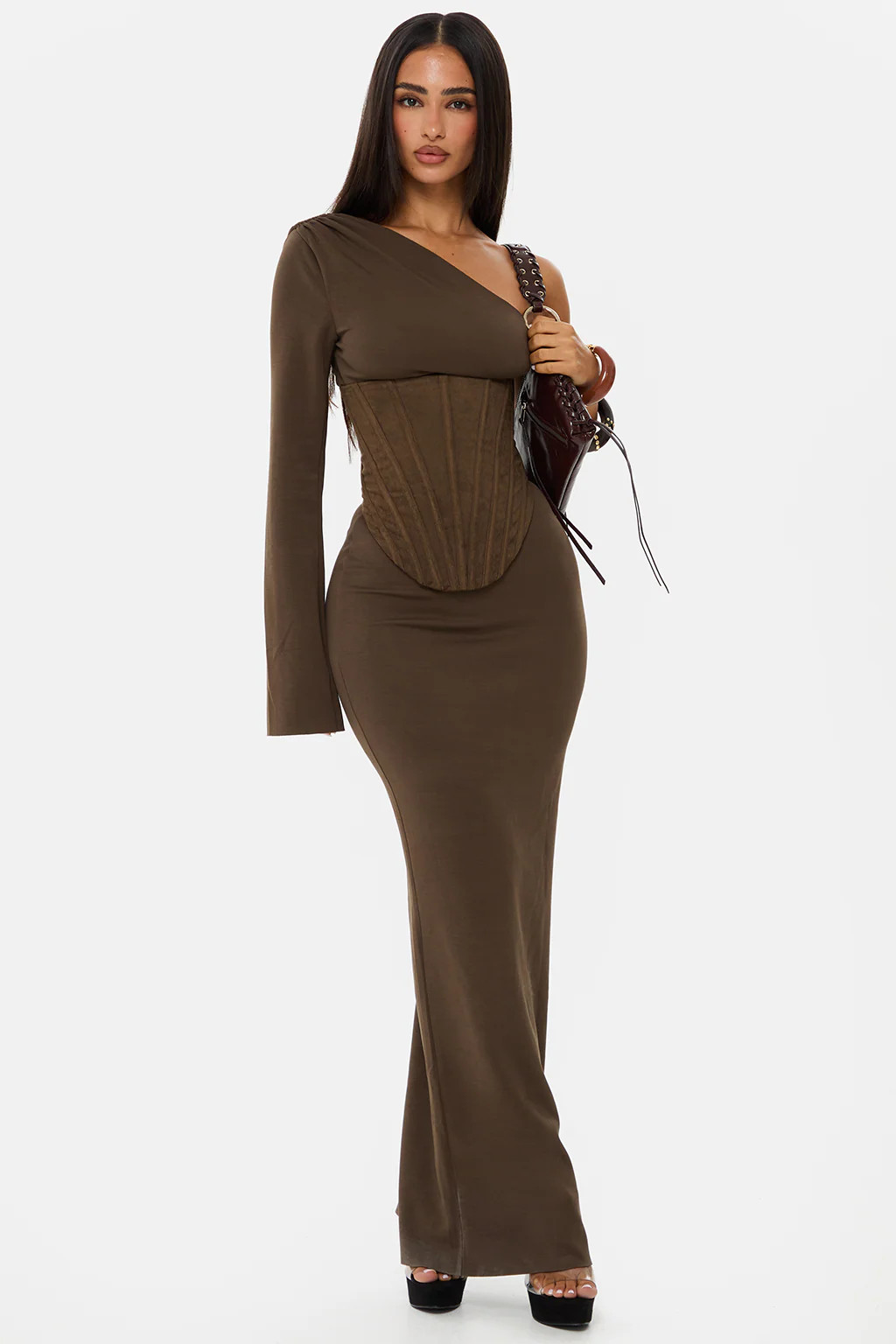 CONTOUR KHAKI CORSET | Murci