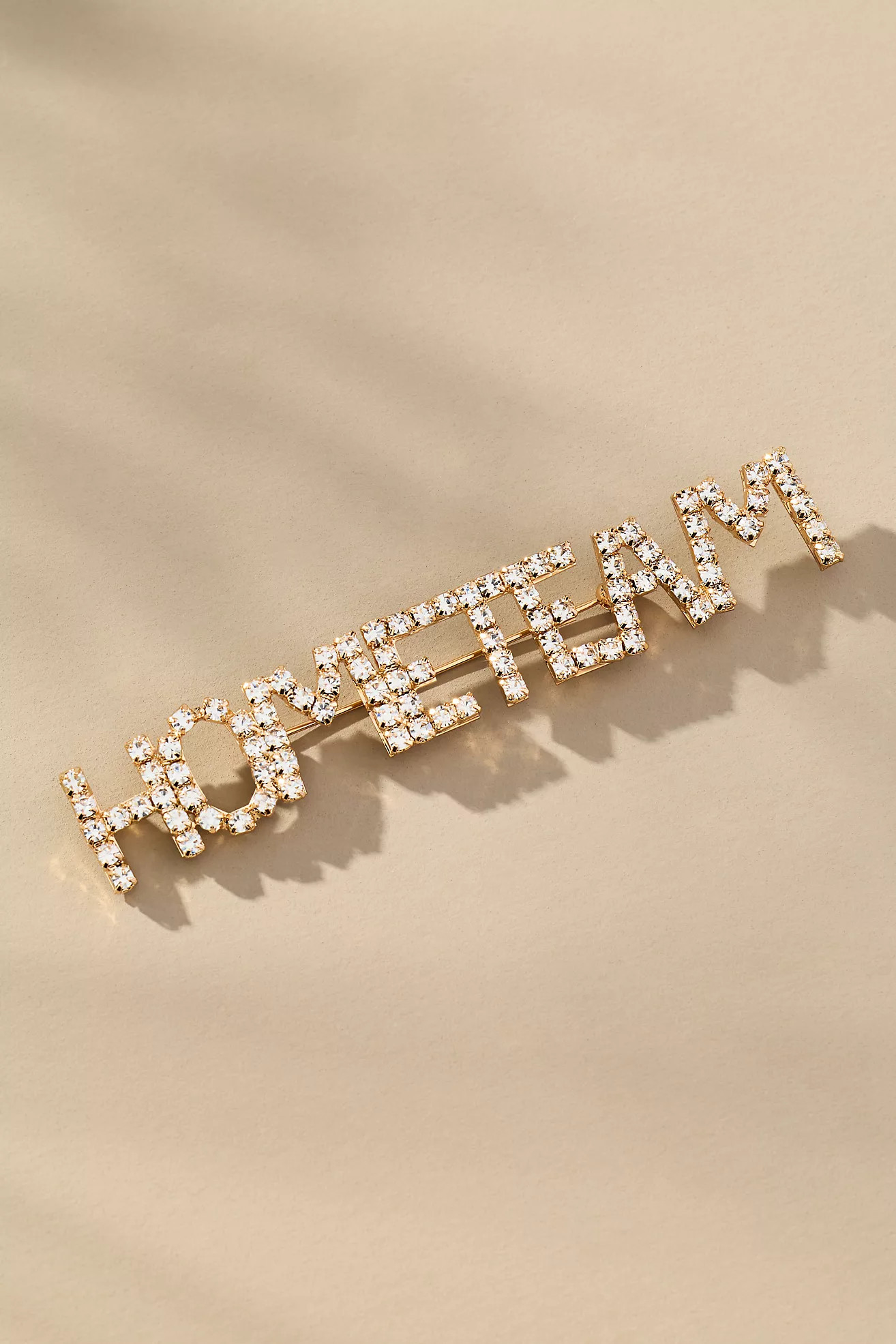 Worded Crystal Brooch | Anthropologie (US)