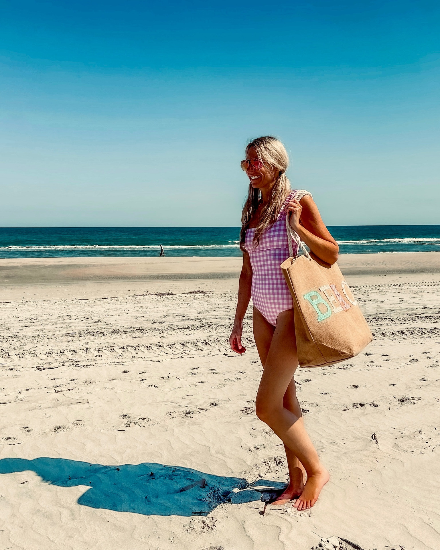 The Gingham Ruffle One Piece from Ephemera! I have on size 38 in Geranium and I’m 5’4. The pink is down from $260 to $64! Hurry besties!💗
#ltkswim
#ltktravel

#LTKSeasonal #LTKU #LTKFind