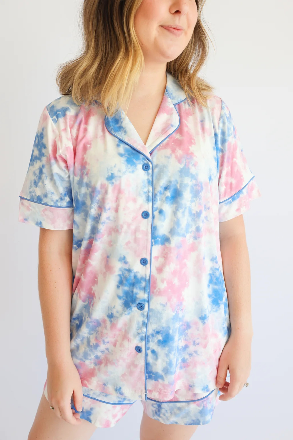 COTTON CANDY TIE DYE WOMEN\u2019S DREAM SHORT SET | Dream Big Little