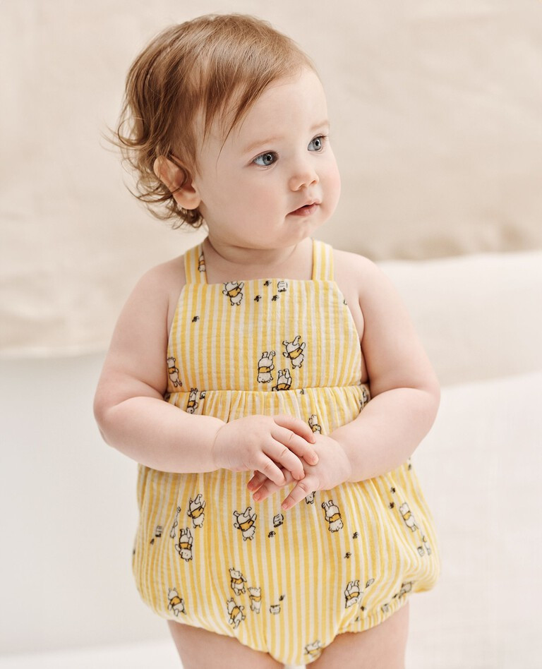 Disney Winnie the Pooh Baby Bubble Romper | Hanna Andersson