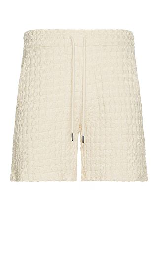 OAS Ecru Porto Waffle Shorts in White. - size XL/1X (also in L, M, S) | Revolve Clothing (Global)