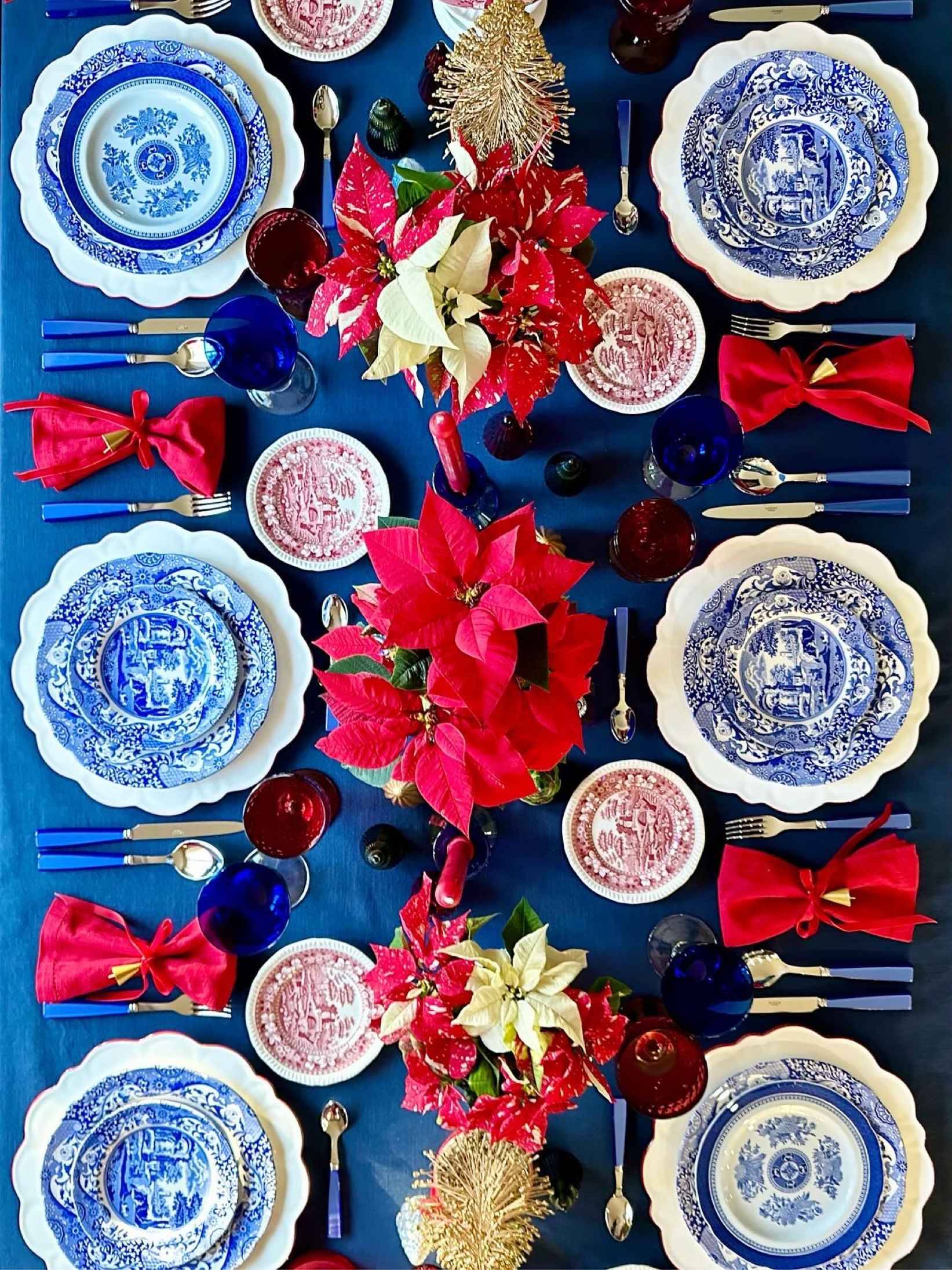 💙🤍❤️ Holiday Table

Festive holiday table with beautiful poinsettias, bright linens, and your favorite dinnerware. 

Tablecloth & Napkins from @AllCottonandLinen Use code CASA20 for 20% discount on your entire purchase 

#LTKSeasonal #LTKHoliday #LTKhome
