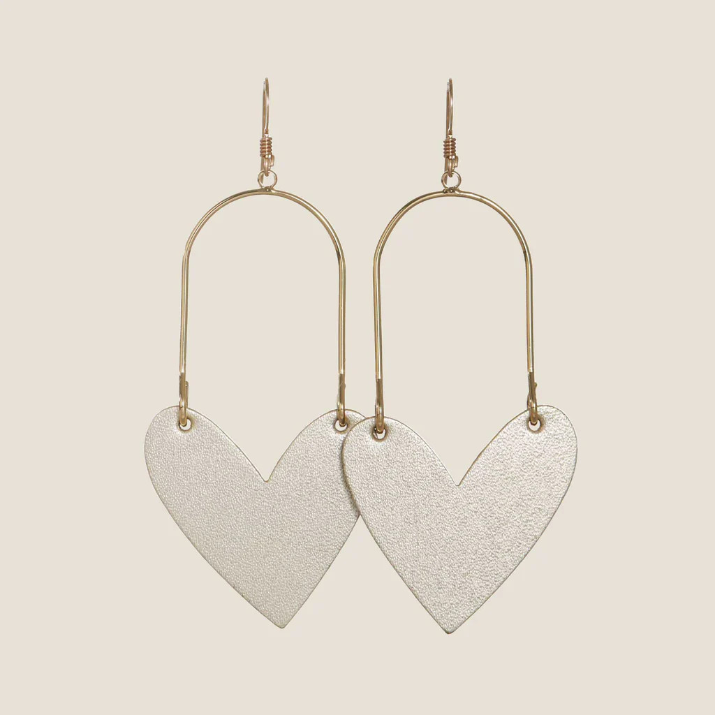 Champagne Satin Sweethearts | Nickel and Suede