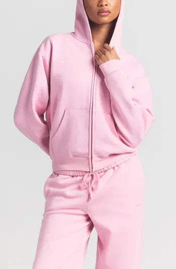 Cotton Fleece Blend Classic Zip-Up Hoodie | Nordstrom