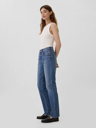 High Rise '90s Straight Jeans | Gap Factory