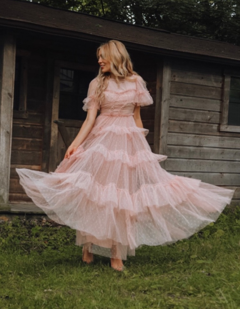 Love this whimsical blush dress 

#LTKsalealert #LTKFind #LTKGiftGuide