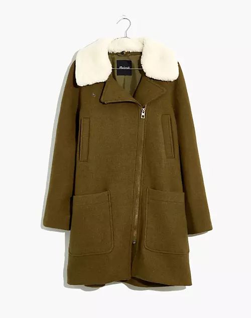 Petite Eldridge Zip Coat in Insuluxe Fabric | Madewell